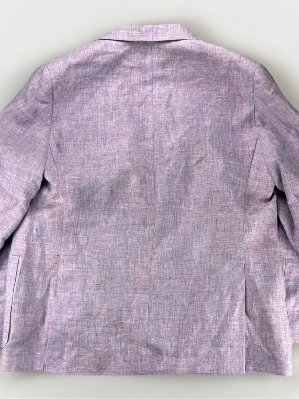 Robert Graham 42R Lavender 100% Linen Sport Coat Blazer Made In Canada NWT